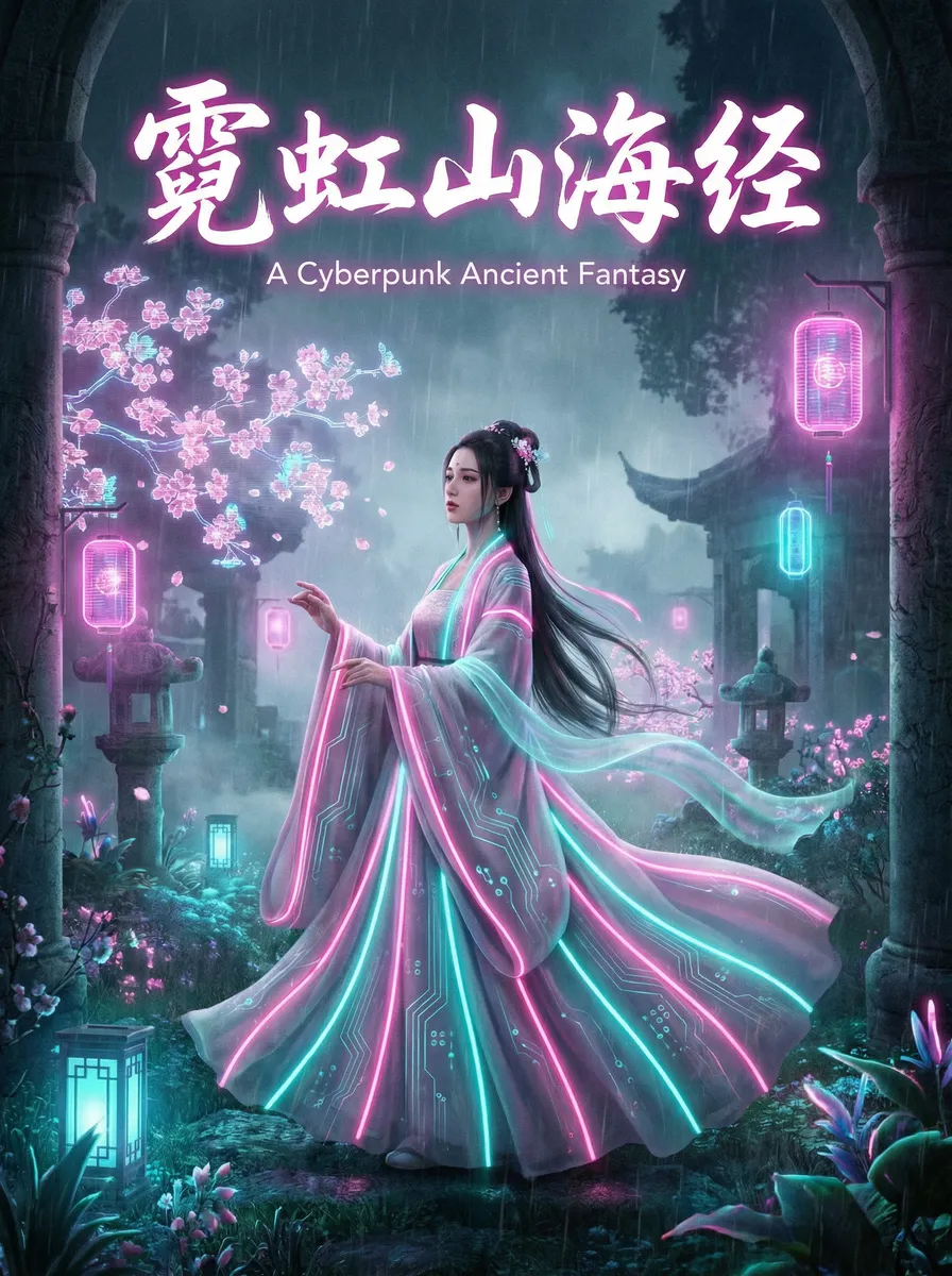 免费追电视剧在线观看 古风奇缘短剧 - 霓虹山海经海报